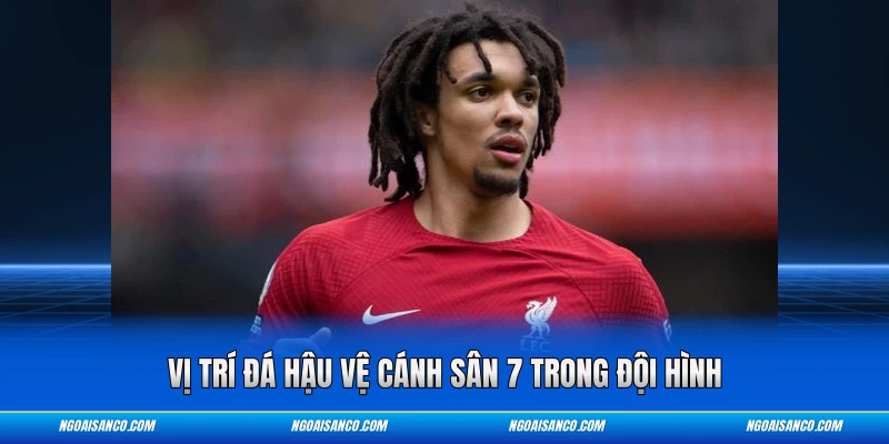 Vị trí đá hậu vệ cánh sân 7 trong đội hình