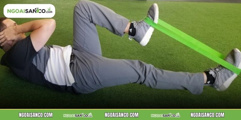 Cần lưu ý khi dùng dây kháng lực để tập chân