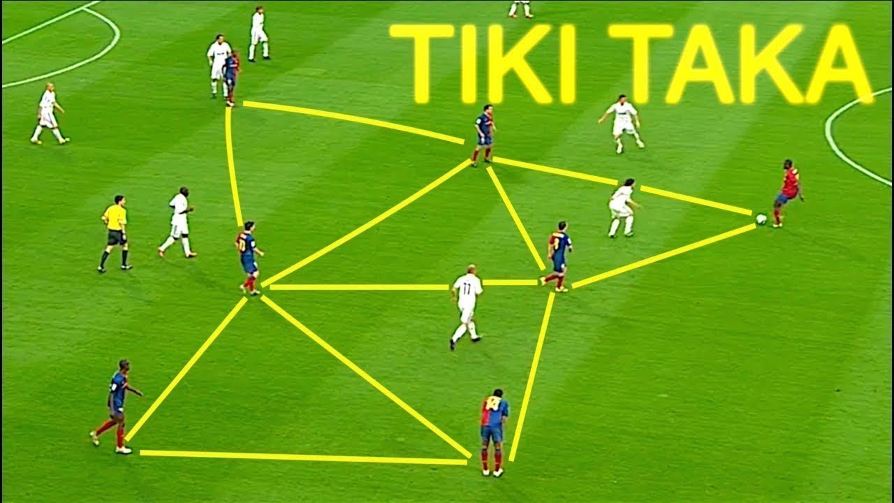 Tiki taka là gì trong chiến thuật bóng đá